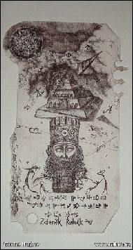 Günter Hujber - Ex libris Zdeněk Řehák