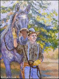 Karolína Borecká - Chlapec a kůň