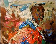 Masai mother and child