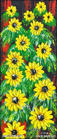 Daniel Urbaník - Sunflower 1 25x60cm