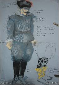 Adam Pitra - kost�mn� n�vrh