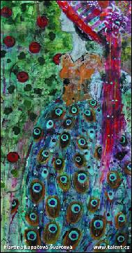 Martina Lupacova Svarcova - peacock lady