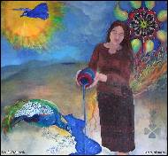 Marie Vranova - Eternally I give water to drink Peacock 