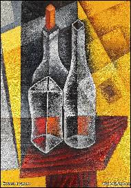 Evžen Ivanov - Still Life with Bottles