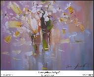 Suyorkul Doorov - Three yellow tulips