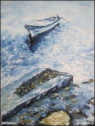 Jiří Chmelař - Loďka u mola