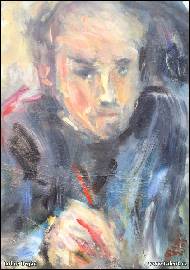 Lubor Drgáč - Modrý autoportrét