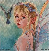 Karolína Borecká - Fairy and hummingbird