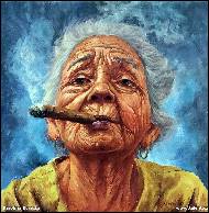 Karolína Borecká - Kubánka s doutníkem