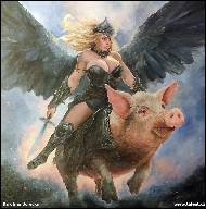 Karolína Borecká - Valkýra na praseti