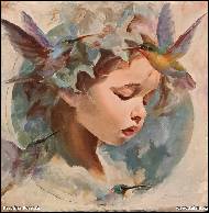 Karolína Borecká - Andílek s kolibříky