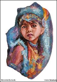 Karolína Borecká - Indiánka na kameni