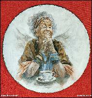 Karolína Borecká - Babička andělka na břidlici