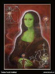 Václav Mach-Koláčný - Hommage á da Vinci (Večně zelená Mona L.)