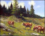 Pavel Černošek - Krávy na pastvě