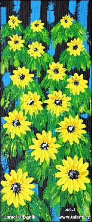 Daniel Urbaník - Sunflower 25x60cm
