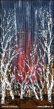 Daniel Urbaník - Birches in winter 1