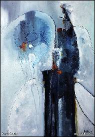 Josef Dolák - Muž s paletou - v soukromé sbírce