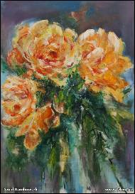 David Rambousek - Žluto-oranžové růže