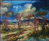 David Rambousek - Podzimní podvečer na Milovech