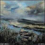 David Rambousek - Krajina pobřeží - mlhavé ráno