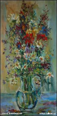 David Rambousek - Luční kytice ve džbánu