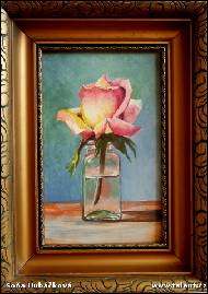 Soňa Hubáčková - Růže ve sklenici