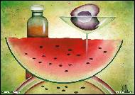 Evžen Ivanov - Zátiší s melounem