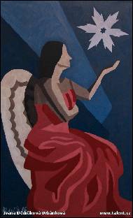 Ivana Dědičíková Urbánková - Anděl se sněhovou vločkou