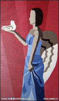 Ivana Dědičíková Urbánková - Anděl s holubicí