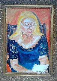 Věra Orzághová - autoportrét - Básnířka