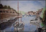 Věra Orzághová - Přístav Mallorca - PRODÁNO