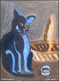 Věra Orzághová - Kočka- PRODÁNO