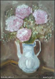 Věra Orzághová - Hortenzie- PRODÁNO