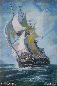 Vítězslav Velička - Sailing boat
