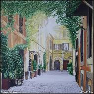 Vítězslav Velička - Old street in Trastevere