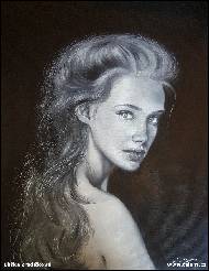 Eliška Zradičková - Název:Něžná Olej na plátně 65x50cm  