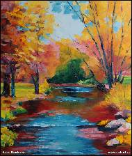 Hana Danková - Autumn at a Creek