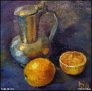 Hana Danková - Still life with oranges
