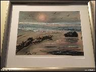 Pavla Stancova - Nightfall on the beach
