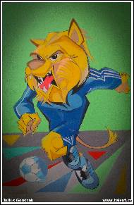 Julius Gonscak - Futbalový maskot