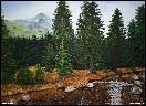 SPRING, MOUNTAIN STREAM HAND PAINTED PICTURE, OIL PAINTING ON CANVAS