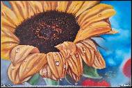 Marija Ban - obrazy na plátně, ručně malovaný obraz, slunečnice