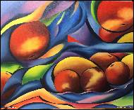 Jana Klimova - Still life with apples 